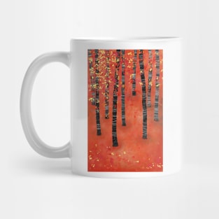 Aspen Birch Tree Forest Mug